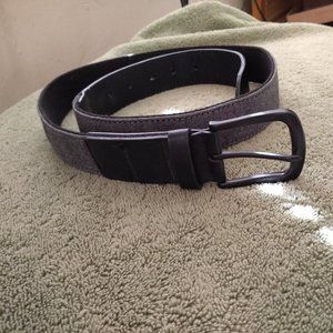 Men's grey dress belt size 38